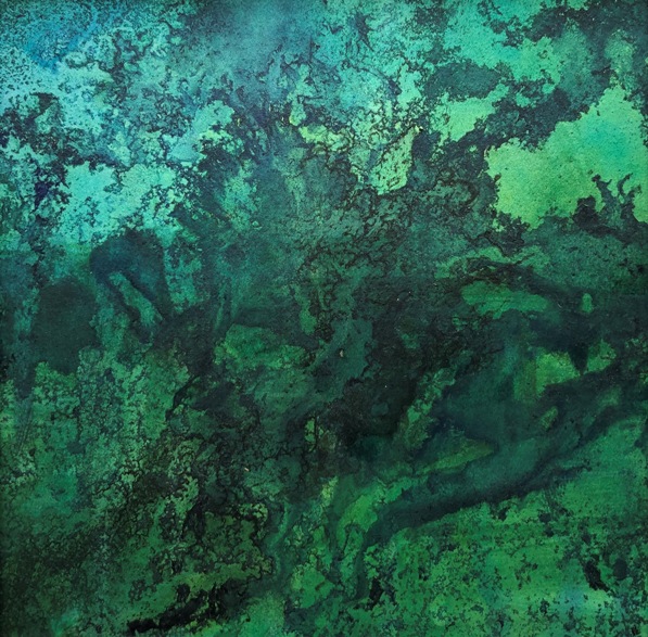 'Emerald Origin' by artist Louise Matheson